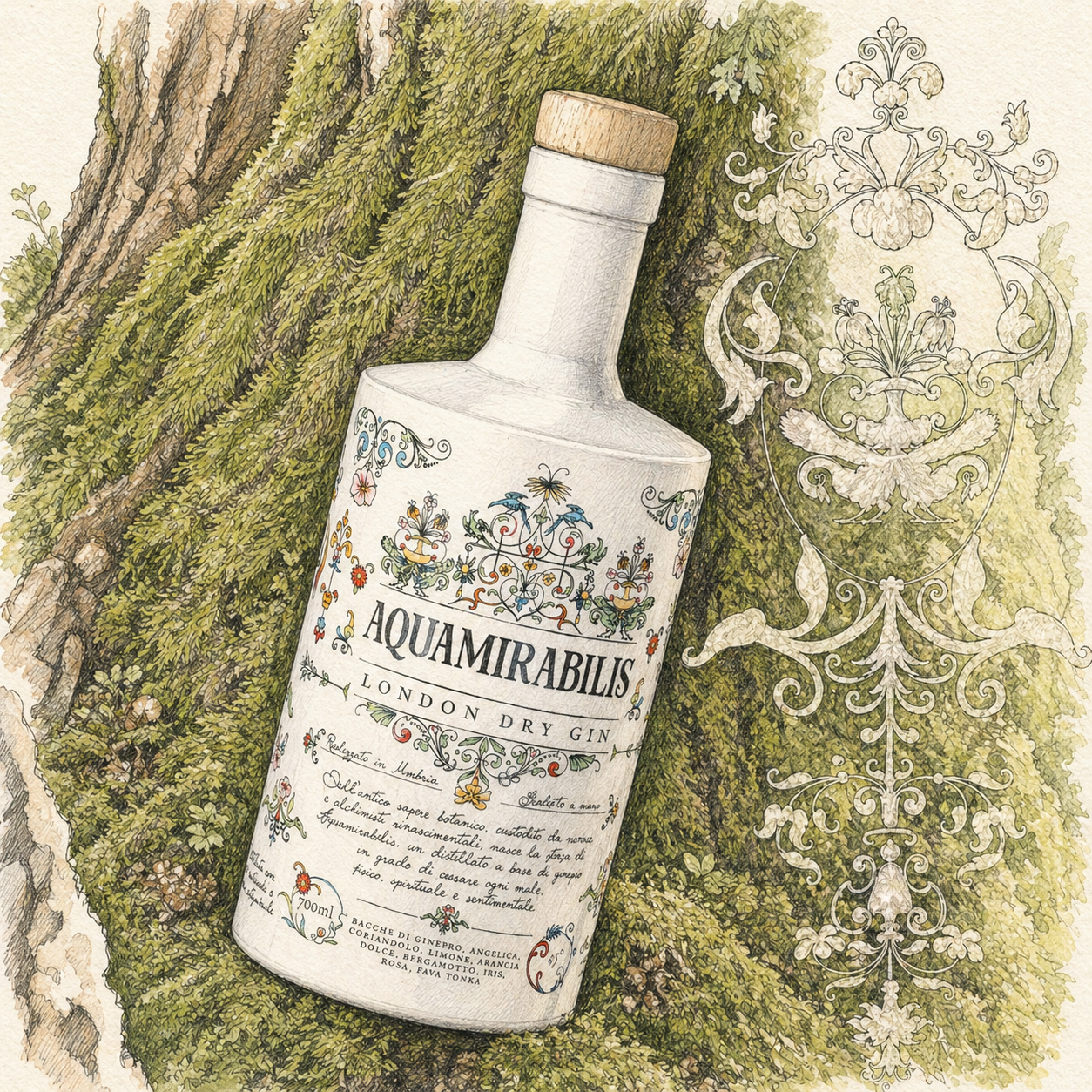 AQUAMIRABILIS LONDON DRY GIN